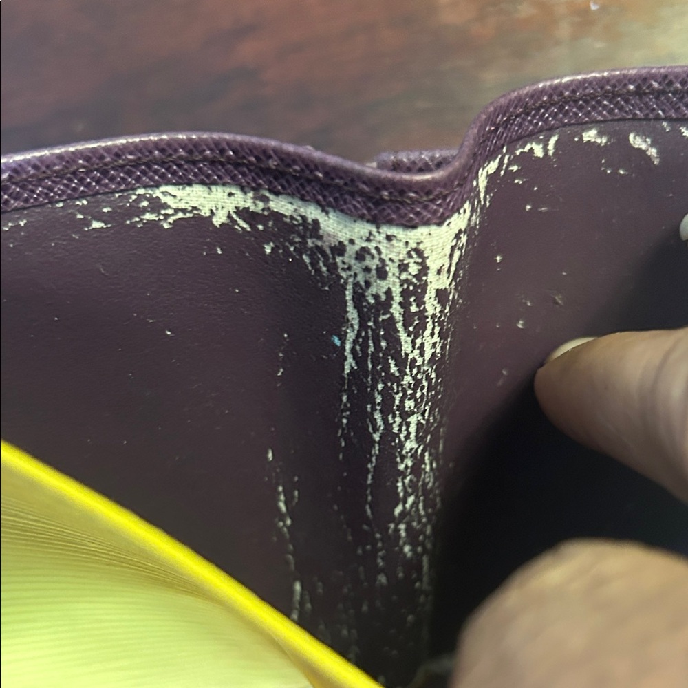 Louis Vuitton Yellow Epi Leather Compact Wallet - Picture 6 of 8